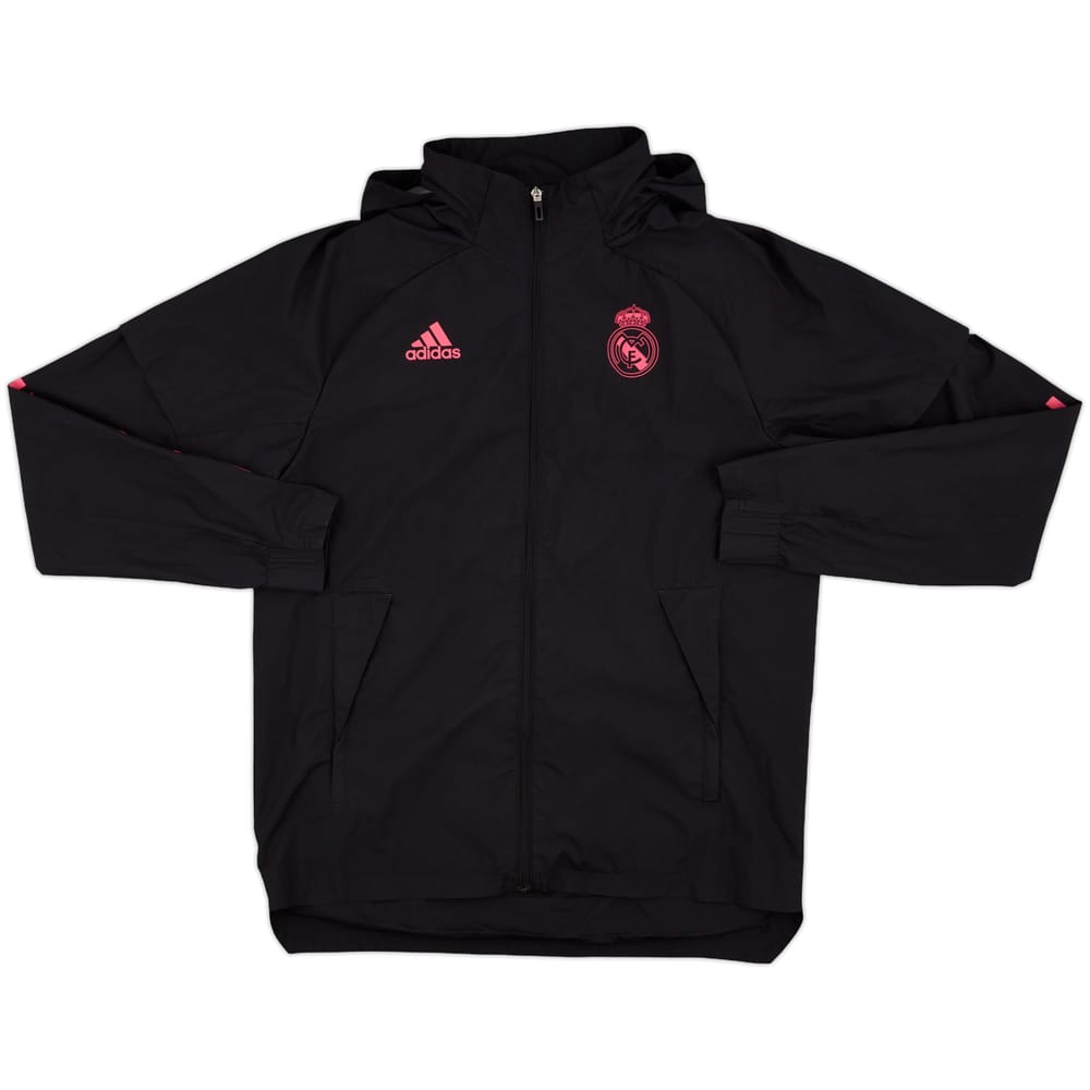 2020-21 Paris Saint-Germain adidas Hooded Rain Jacket - 8/10 - (M)