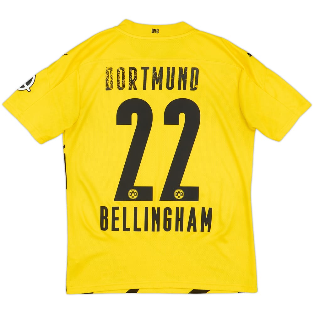 2020-21 Borussia Dortmund Home Shirt Bellingham #22 - 6/10 - (S)