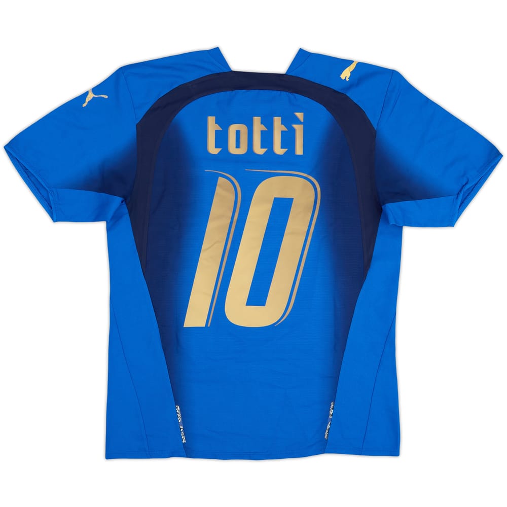 2006 Italy Home Shirt Totti #10 - 5/10 - (S)