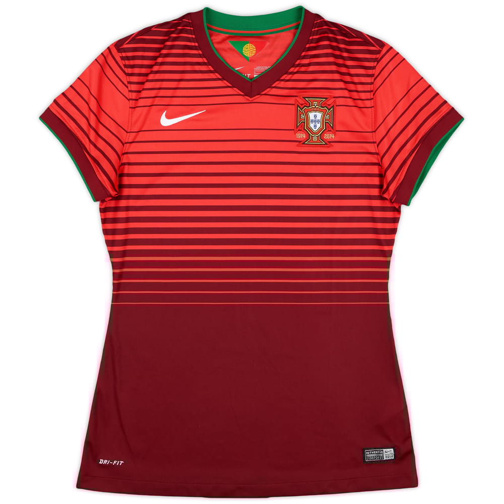 2014-15 Portugal Home Shirt - 9/10 - (Women's S)