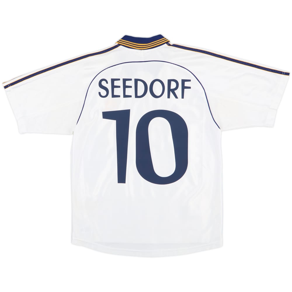 1998-00 Real Madrid Home Shirt Seedorf #10 - 8/10 - (S)