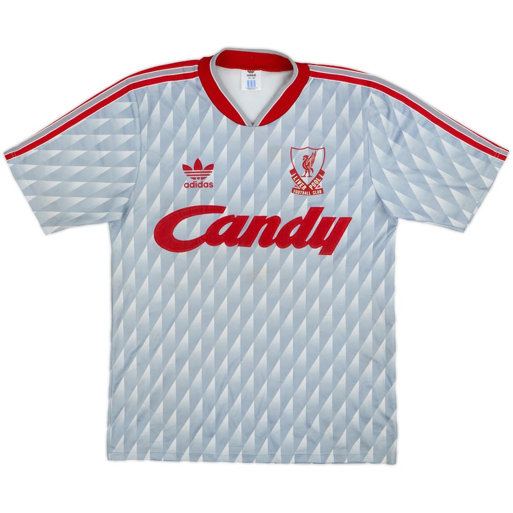 1989-91 Liverpool Away Shirt #7 - 8/10 - (S)