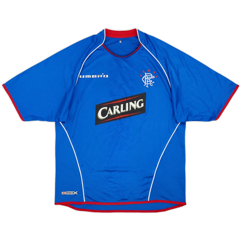 2005-06 Rangers Home Shirt - 4/10 - (L)