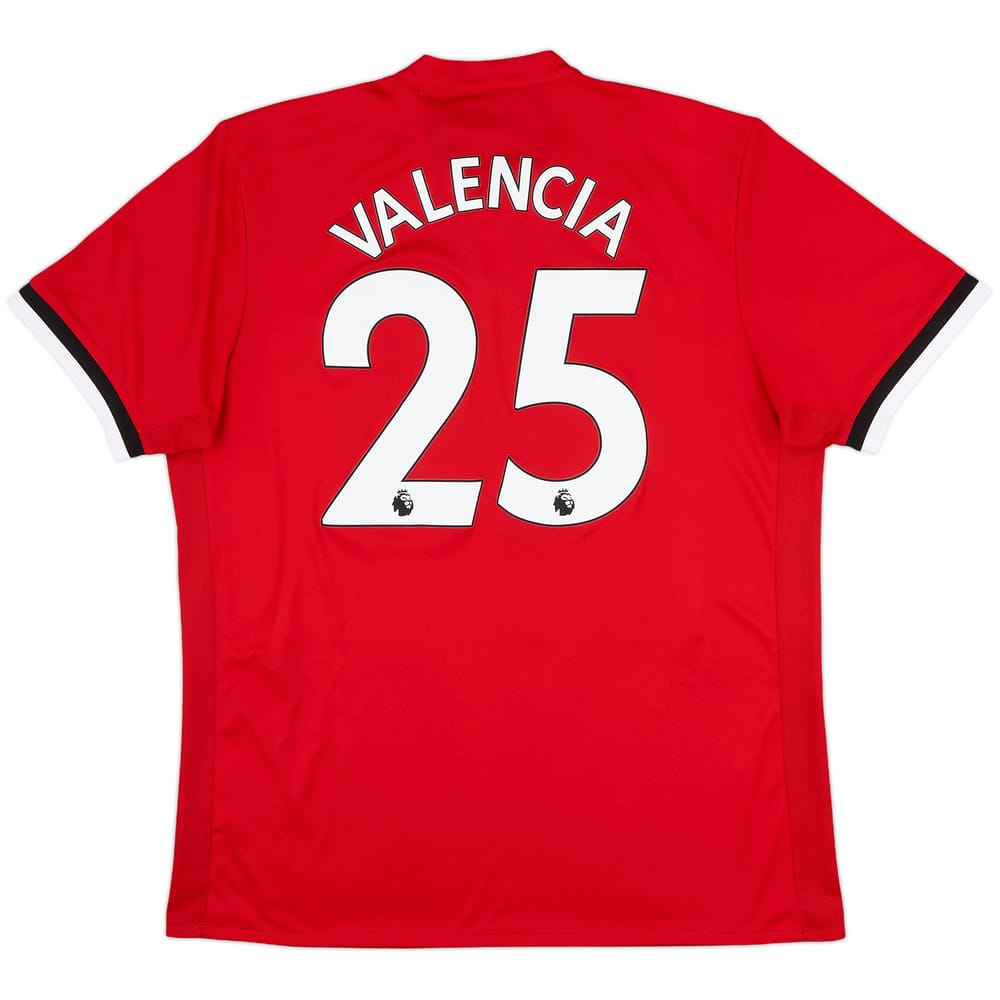 2017-18 Manchester United Home Shirt Valencia #25 - 5/10 - (XL)