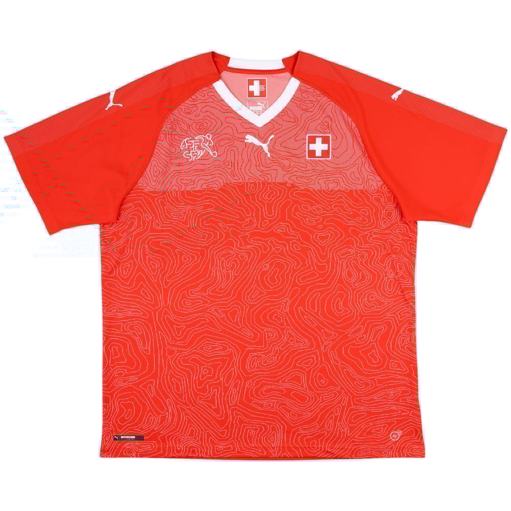 2018-20 Switzerland Home Shirt - 9/10 - (XXL)