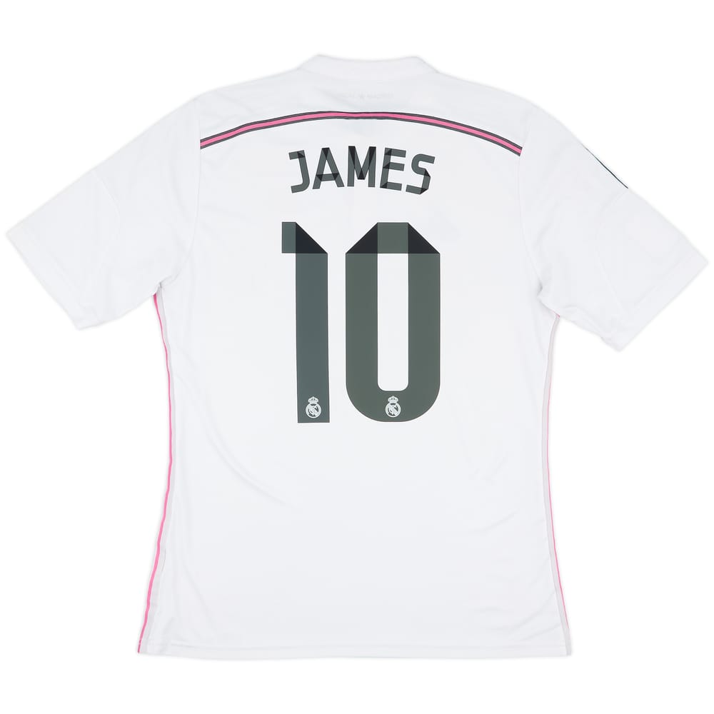 2014-15 Real Madrid Home Shirt James #10 - 6/10 - (M)