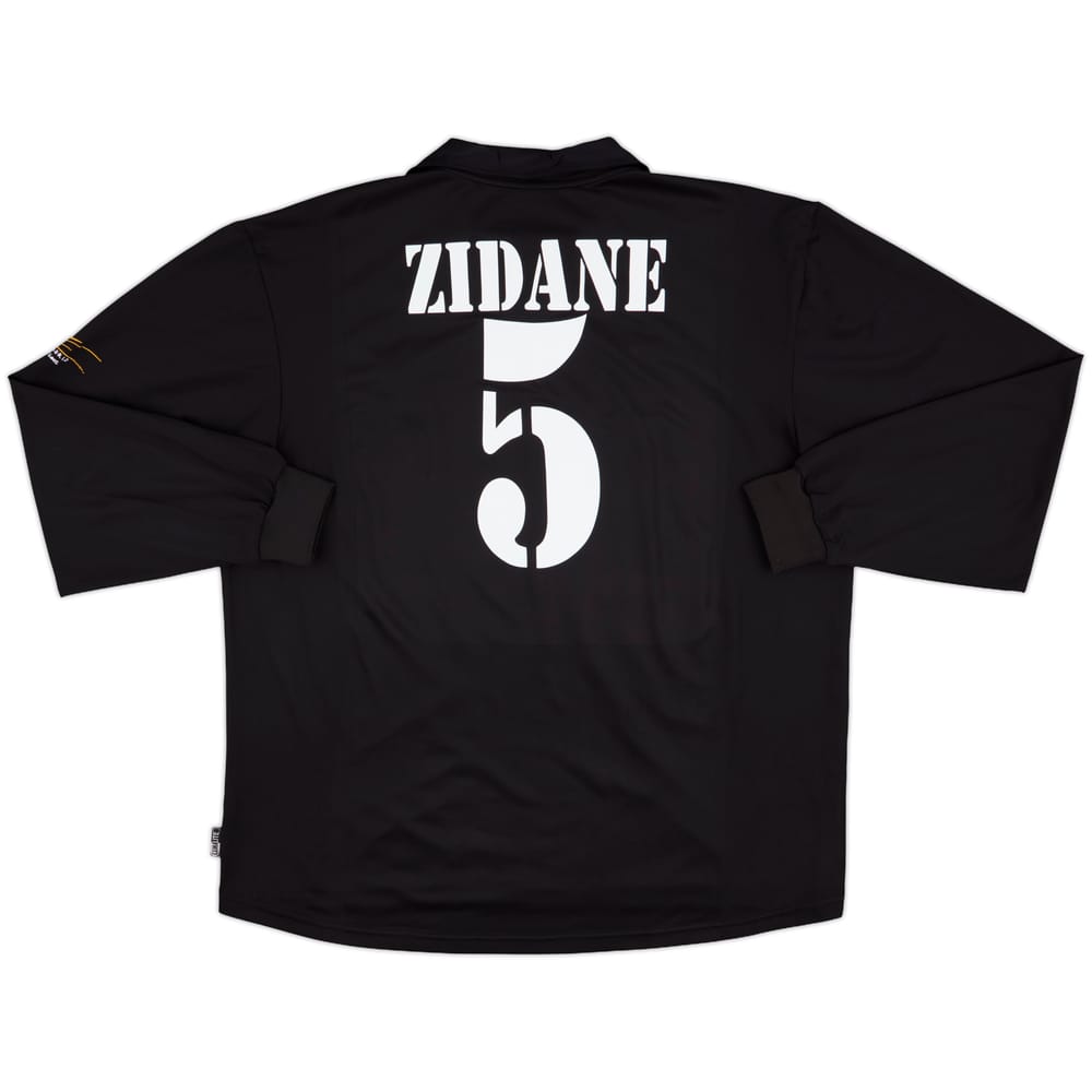 2001-02 Real Madrid Away L/S Shirt Zidane #5 - 8/10 - (XXL)
