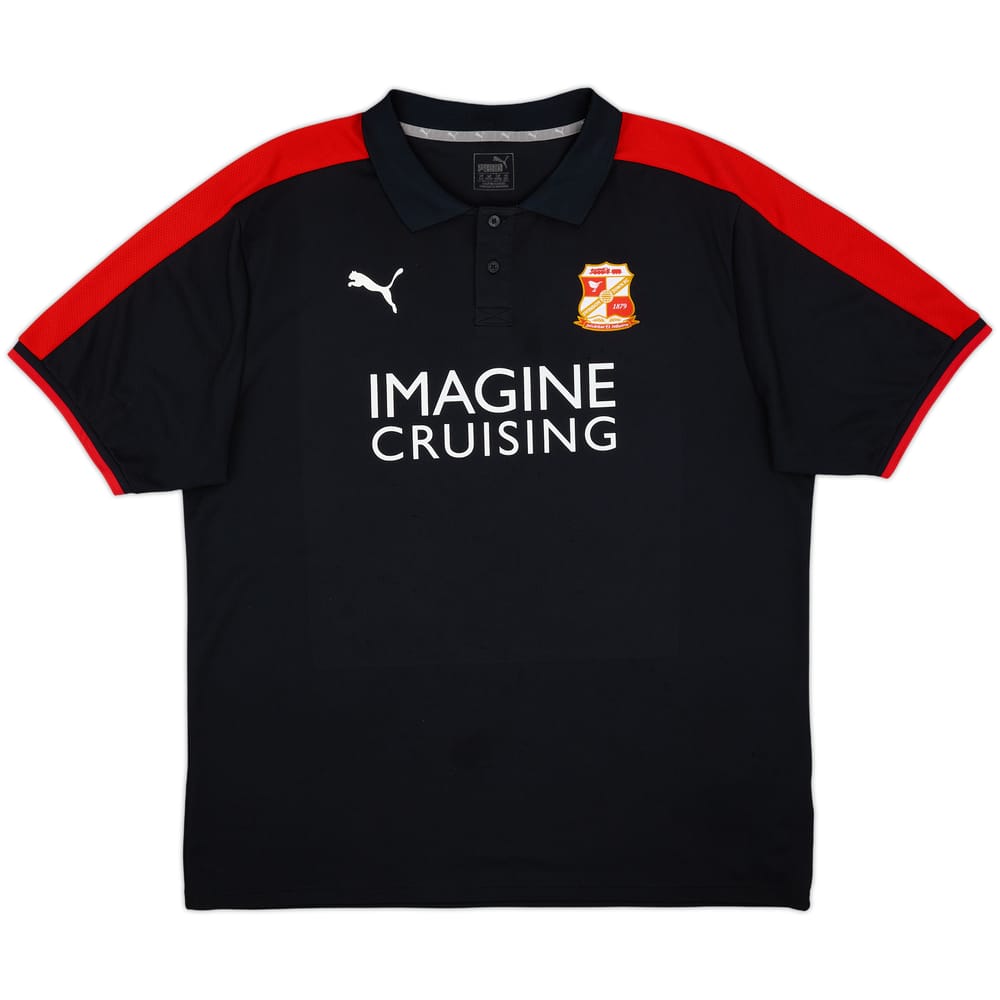 2018-19 Swindon Town Puma Polo Shirt - 8/10 - (XXL)
