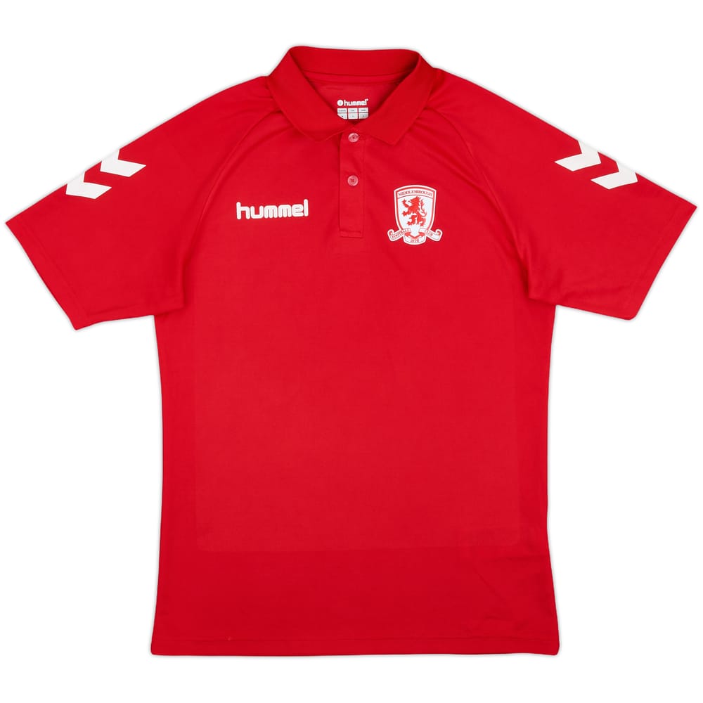 2019-20 Middlesbrough Hummel Polo Shirt - 9/10 - (M)