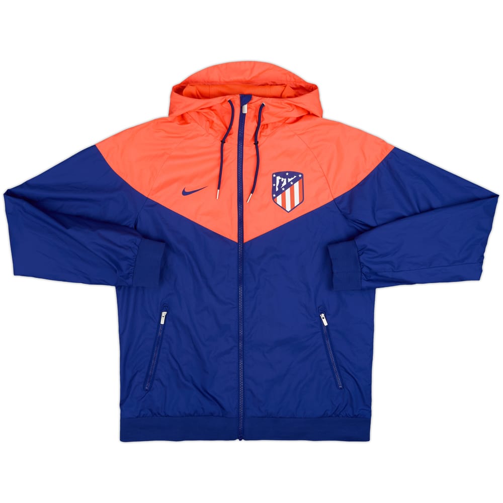 2019-20 Atletico Madrid Nike Hooded Track Jacket - 8/10 - (S)