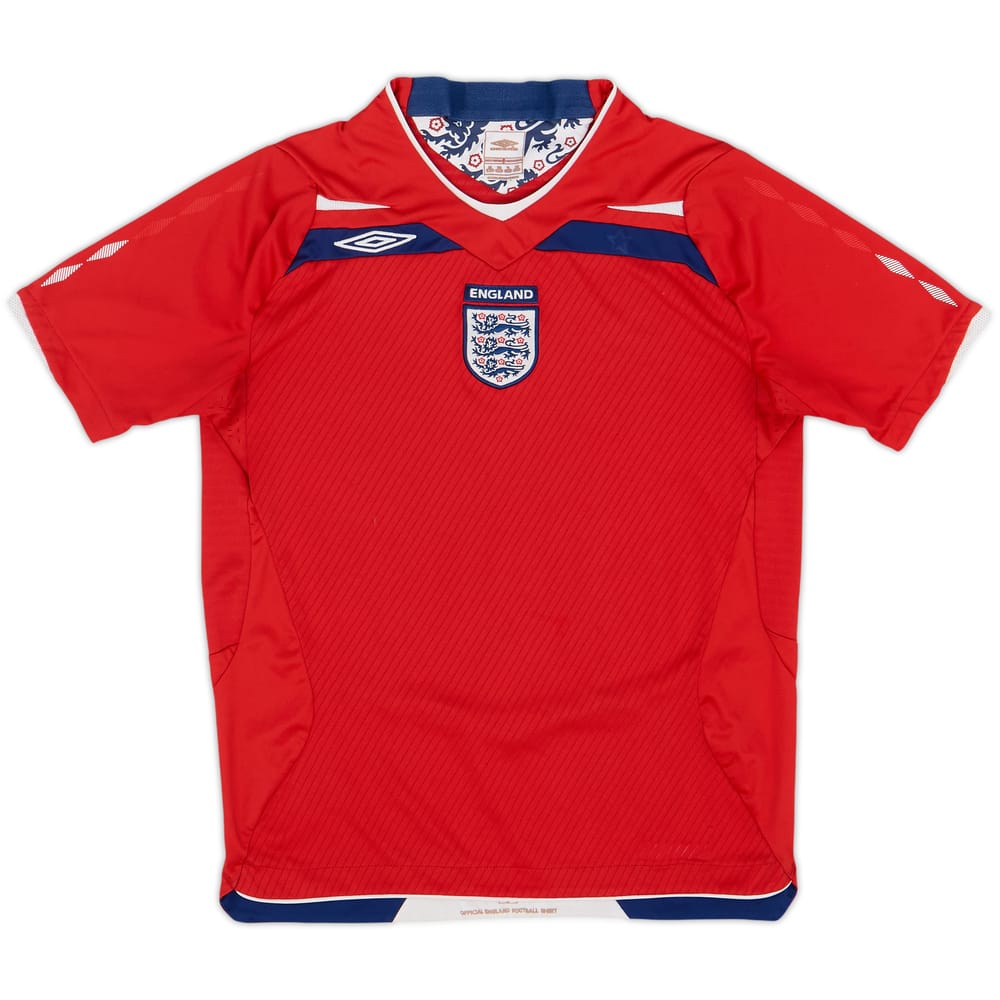 2008-10 England Away Shirt - 4/10 - (M.Boys)