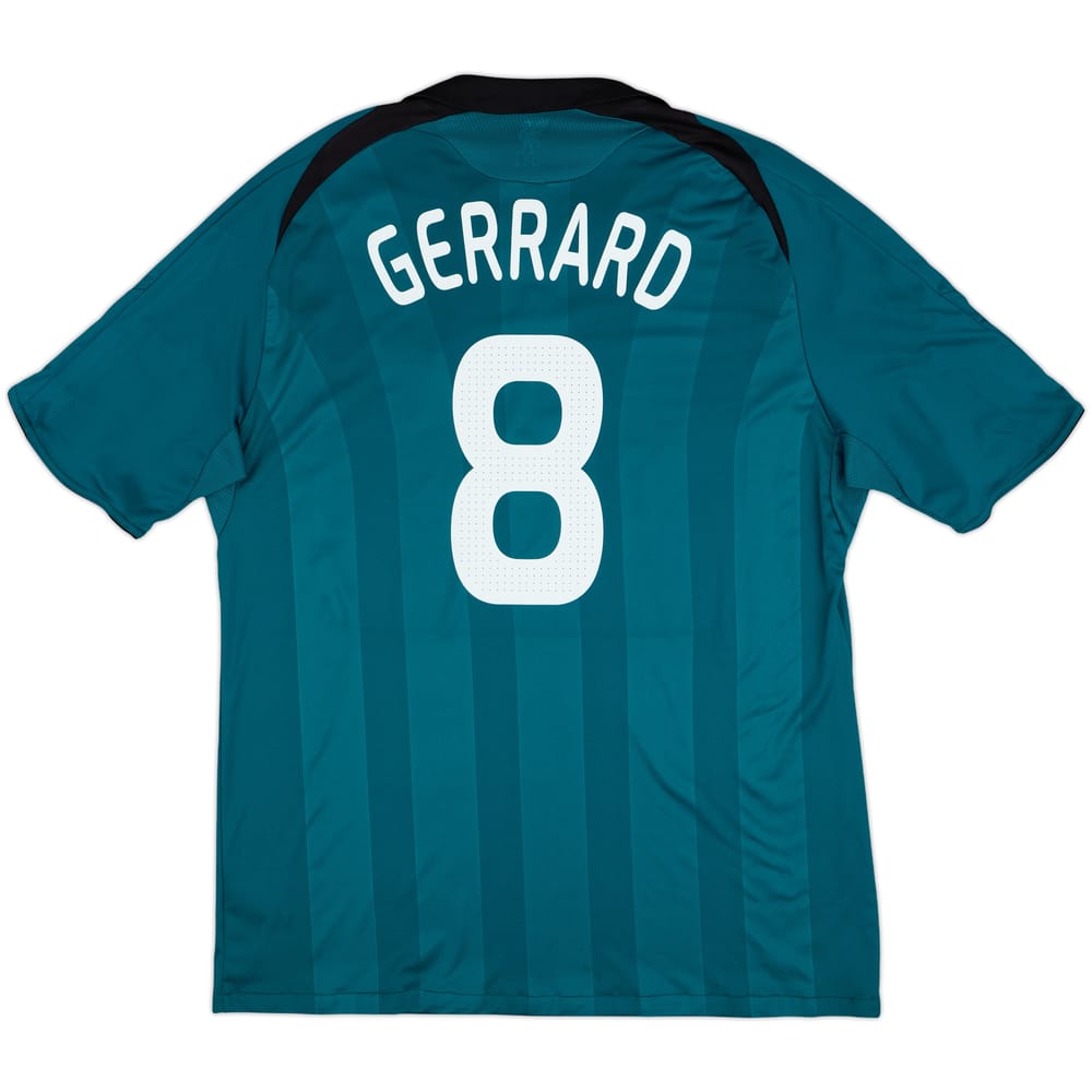 2008-09 Liverpool Third Shirt Gerrard #8 - 5/10 - (XXL)