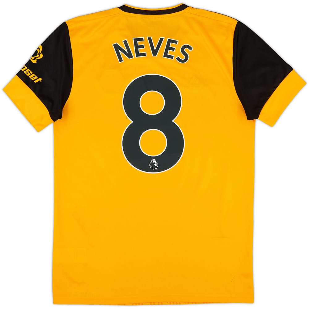 2020-21 Wolves Home Shirt Neves #8 - 9/10 - (S)