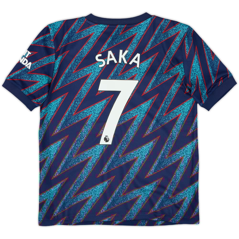 2021-22 Arsenal Third Shirt Saka #7 - 10/10 - (S.Boys)