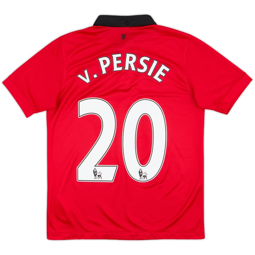 2013-14 Manchester United Home Shirt v.Persie #20 - 7/10 - (L.Boys)