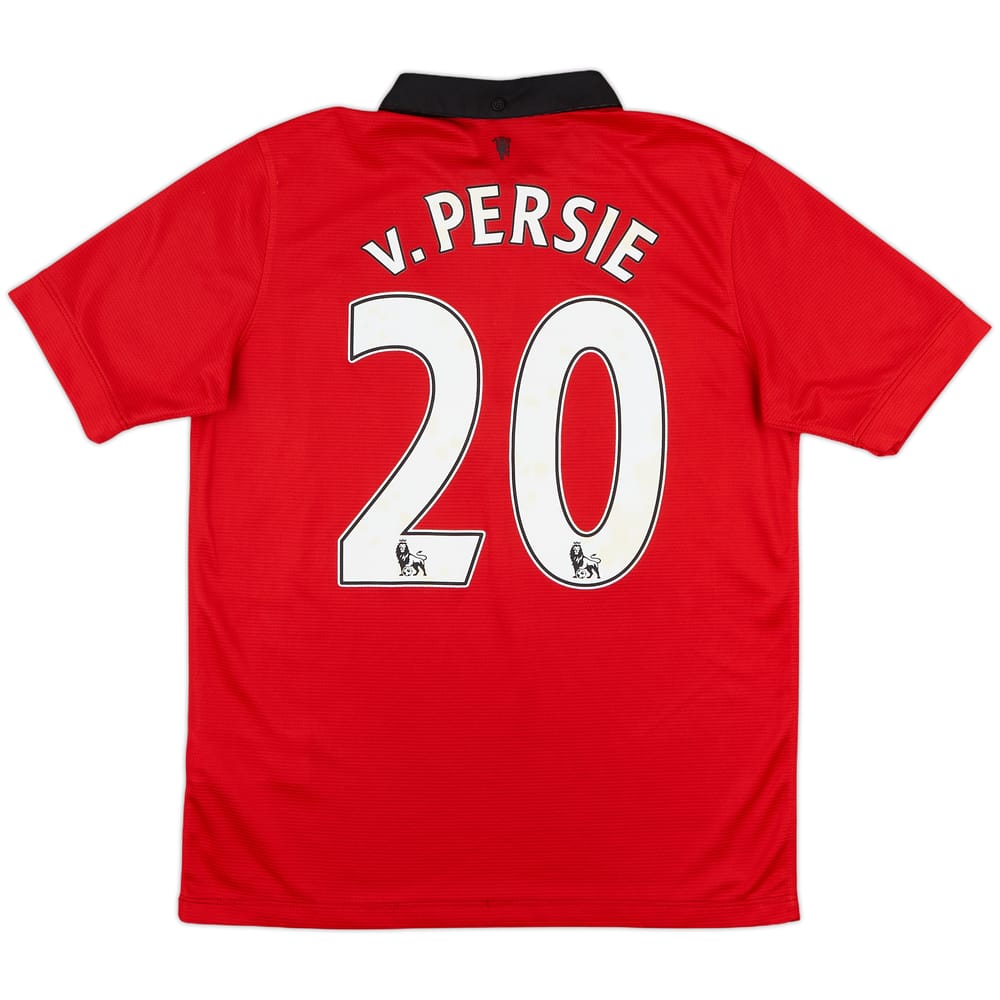 2013-14 Manchester United Home Shirt v. Persie #20 - 8/10 - (XL.Boys)