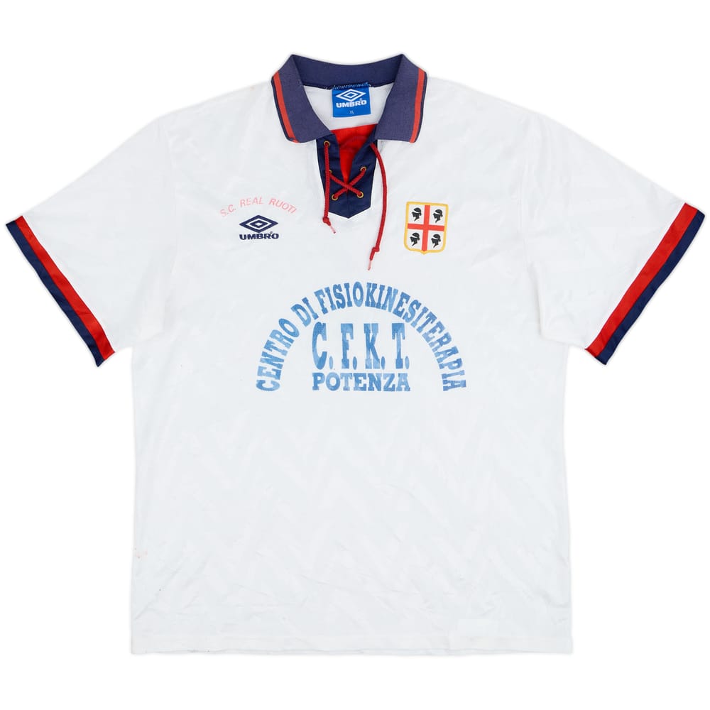 1992-93 Cagliari Away Shirt #2 - 6/10 - (XL)