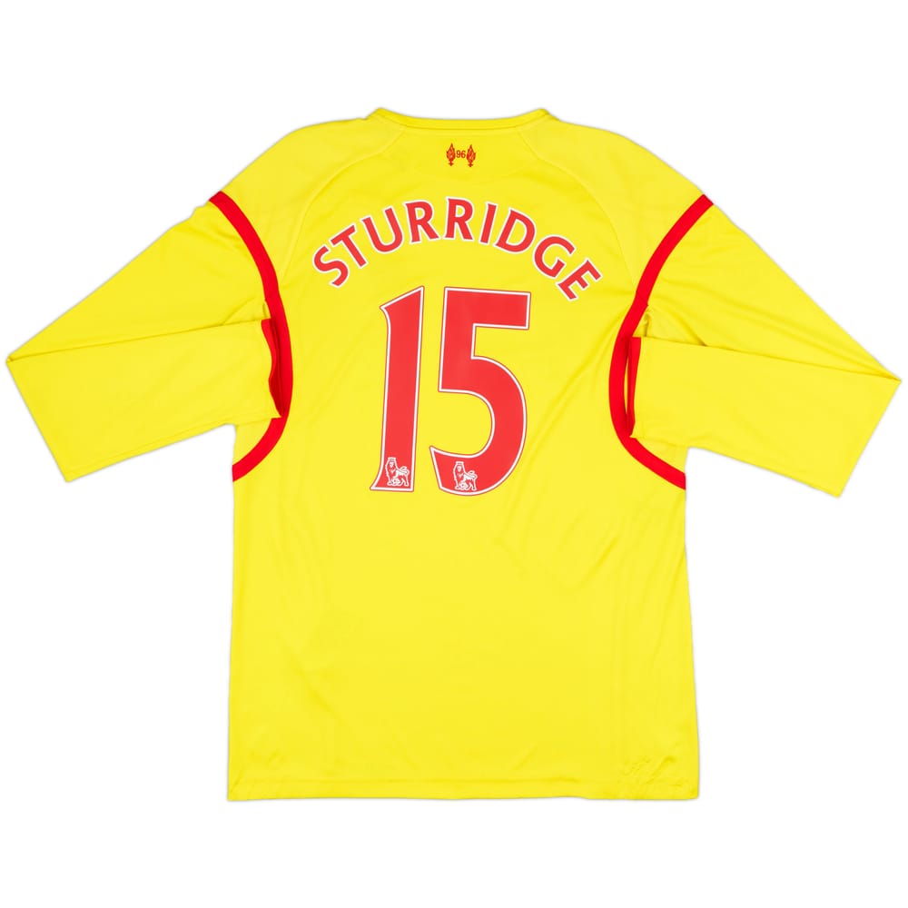 2014-15 Liverpool Away L/S Shirt Sturridge #15 - 8/10 - (M)