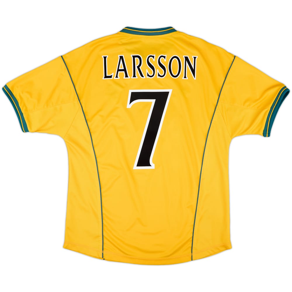 2000-02 Celtic Away Shirt Larsson #7 - 7/10 - (L)