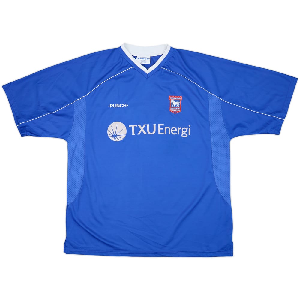 2001-02 Ipswich Home Shirt - 9/10 - (XL)
