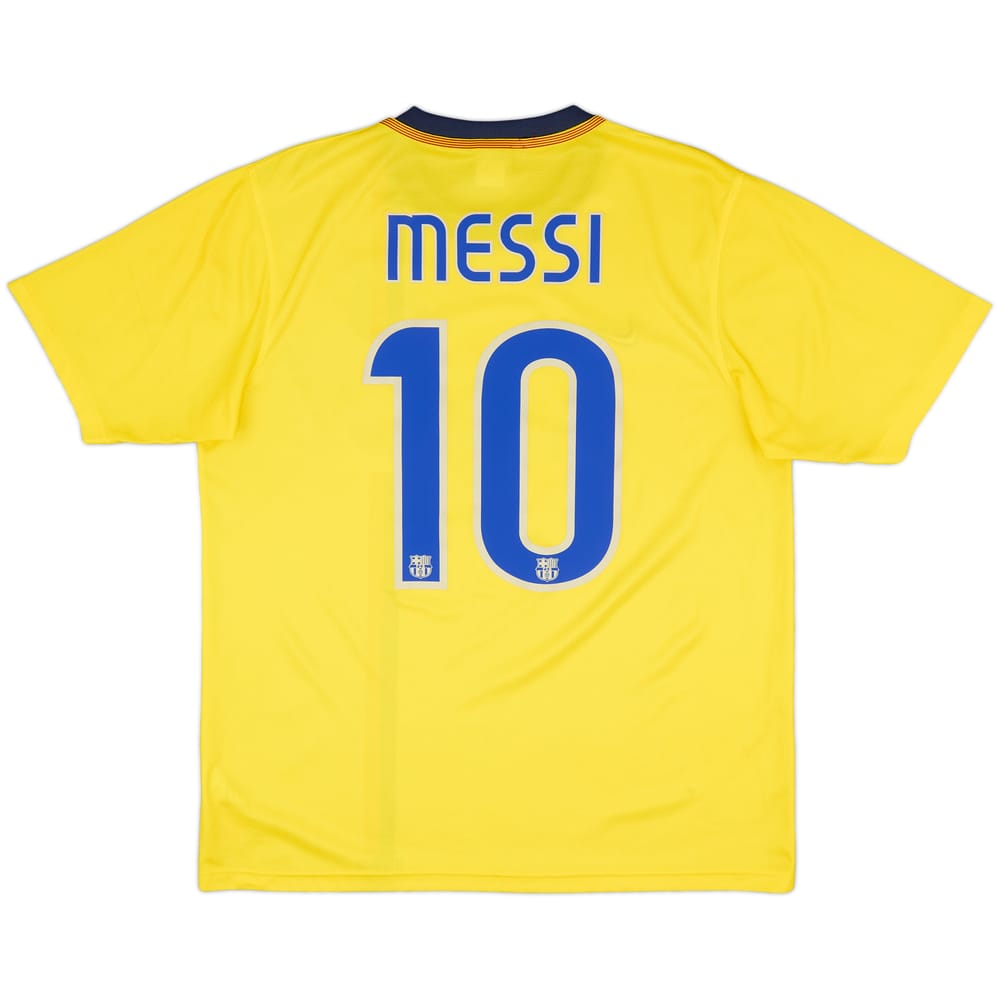 2008-10 Barcelona Basic Away Shirt Messi #10 - 8/10 - (M)
