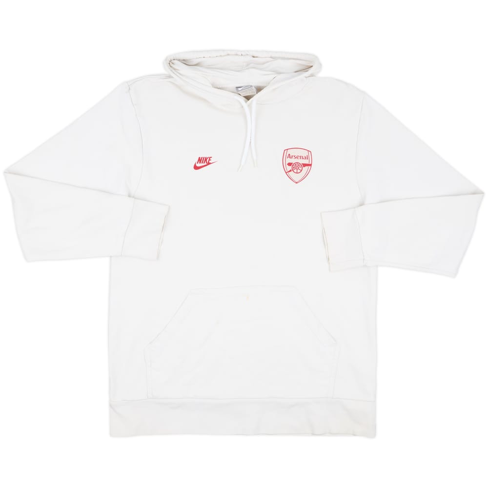 2009-10 Arsenal Nike Hooded Sweat Top - 6/10 - (L)