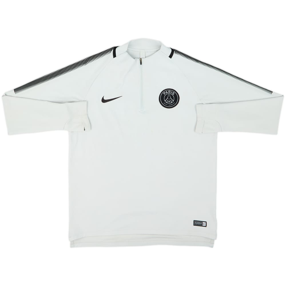 2017-18 Paris Saint-Germain Nike 1/4 Zip Drill Top - 6/10 - (M)