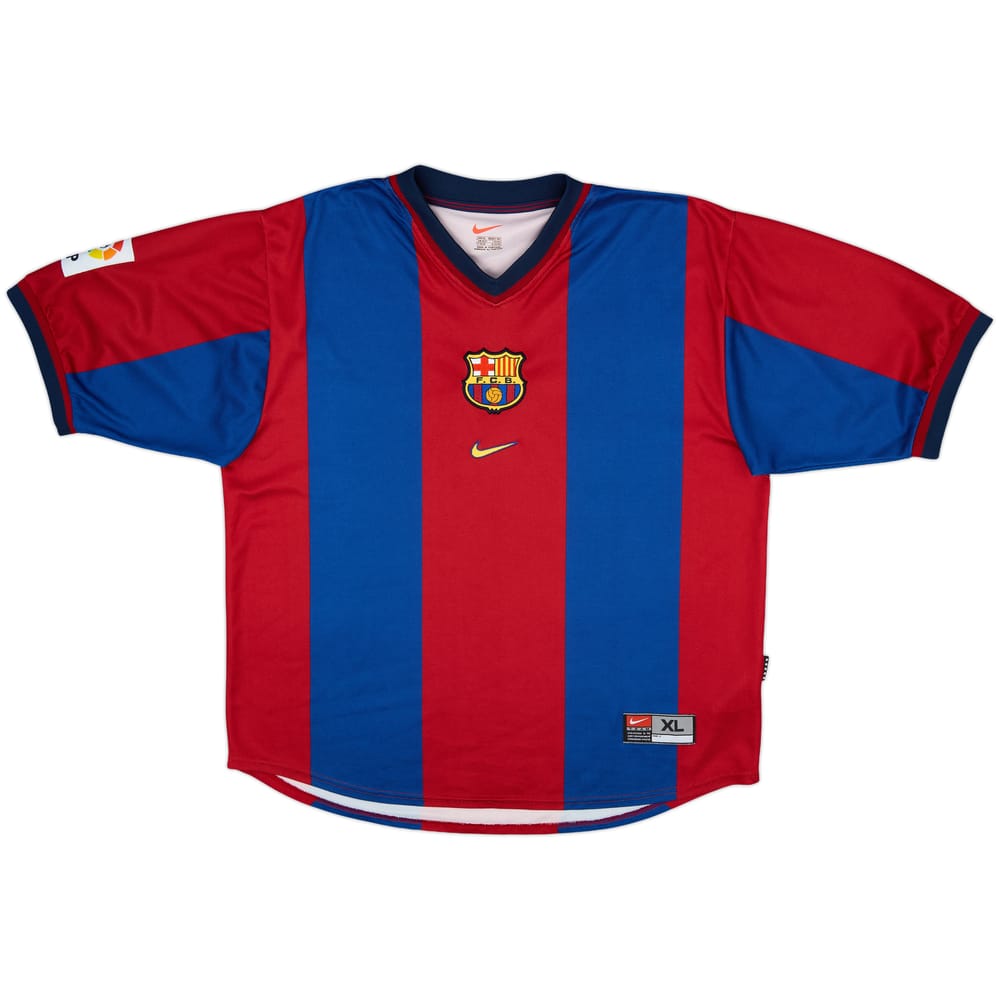1998-00 Barcelona Home Shirt - 5/10 - (XL)