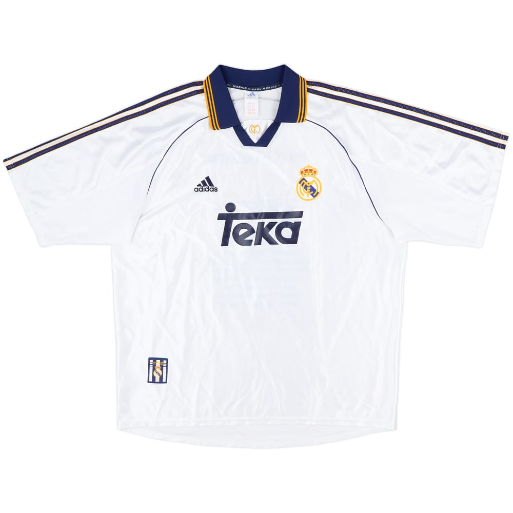1998-00 Real Madrid 'Final Copa De Europa' Home Shirt - 9/10 - (XL)