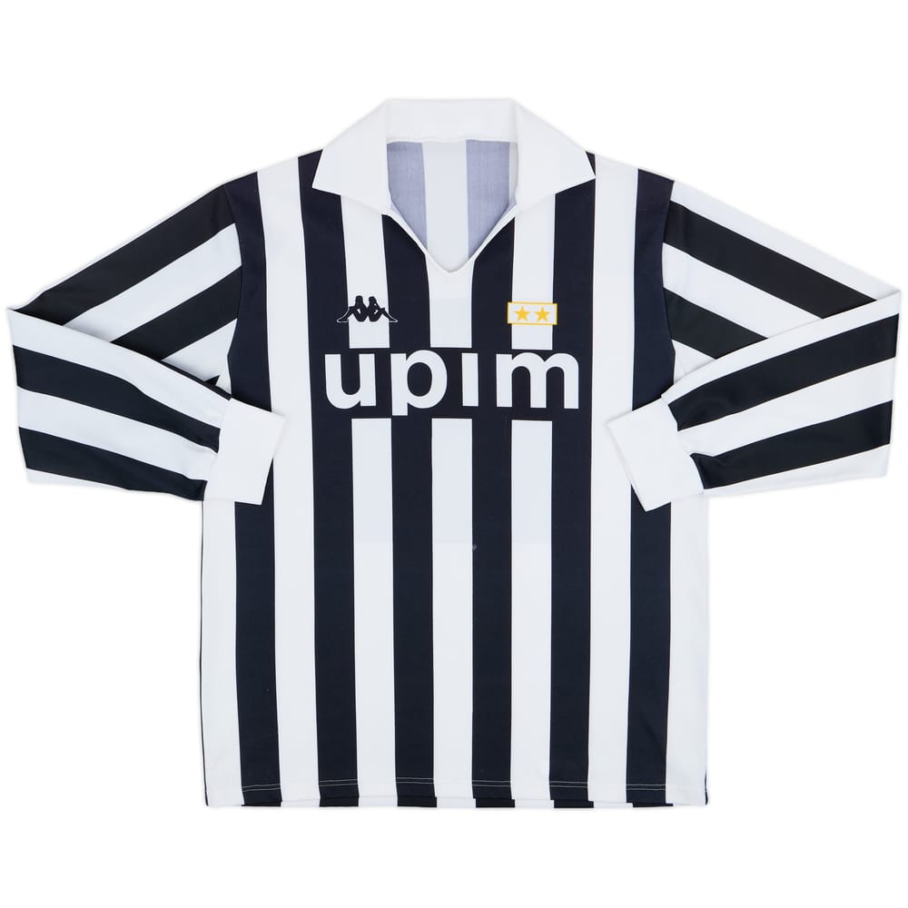 1991-92 Juventus Basic Home L/S Shirt #11 - 6/10 - (XL)