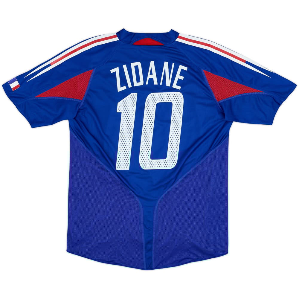 2004-06 France Player Issue Home Shirt Zidane #10 - 8/10 - (L)