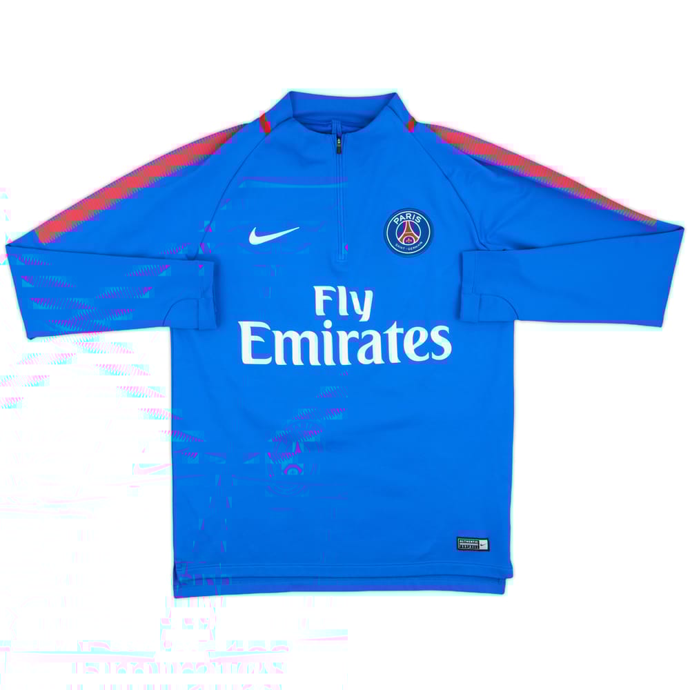 2018-19 Paris Saint-Germain Nike 1/4 Zip Drill Top - 10/10 - (M)