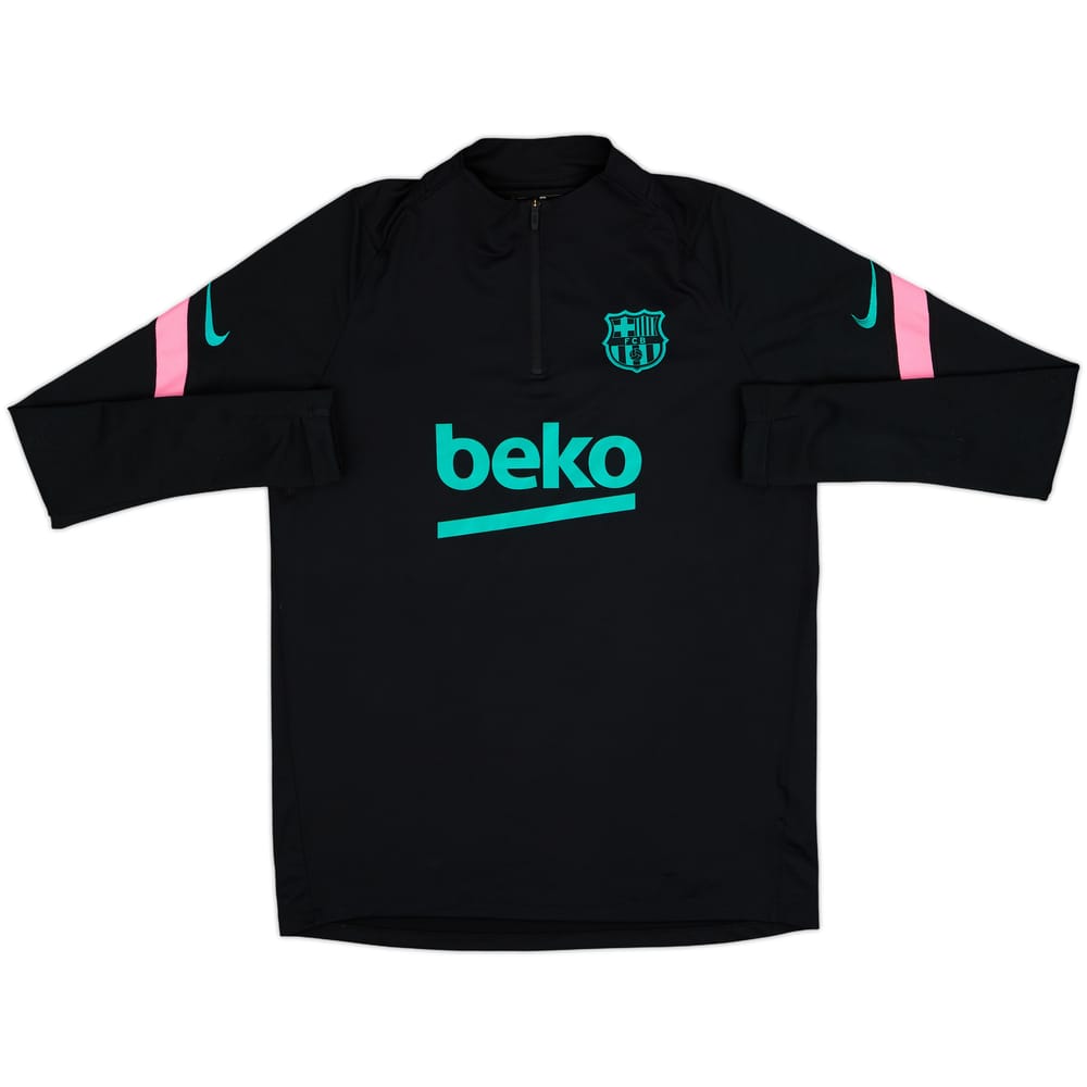 2020-21 Barcelona Nike 1/4 Zip Training Top - 8/10 - (M)