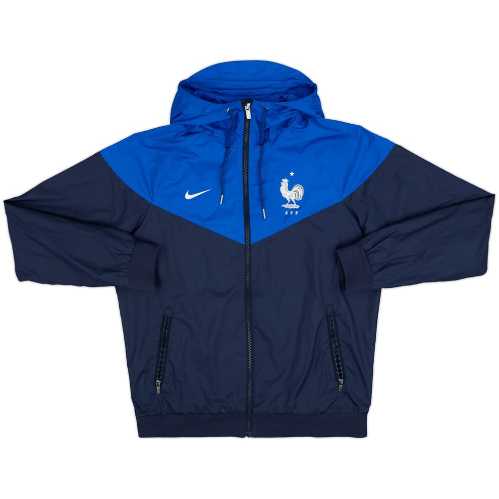 2018-19 France Nike Hooded Rain Jacket - 8/10 - (M)