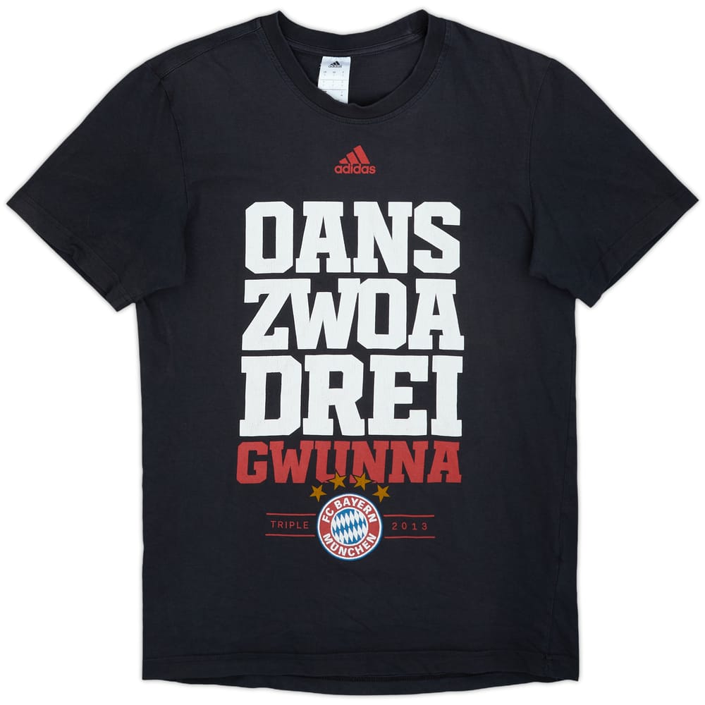 2013-14 Bayern Munich adidas Graphic Tee - 7/10 - (S)