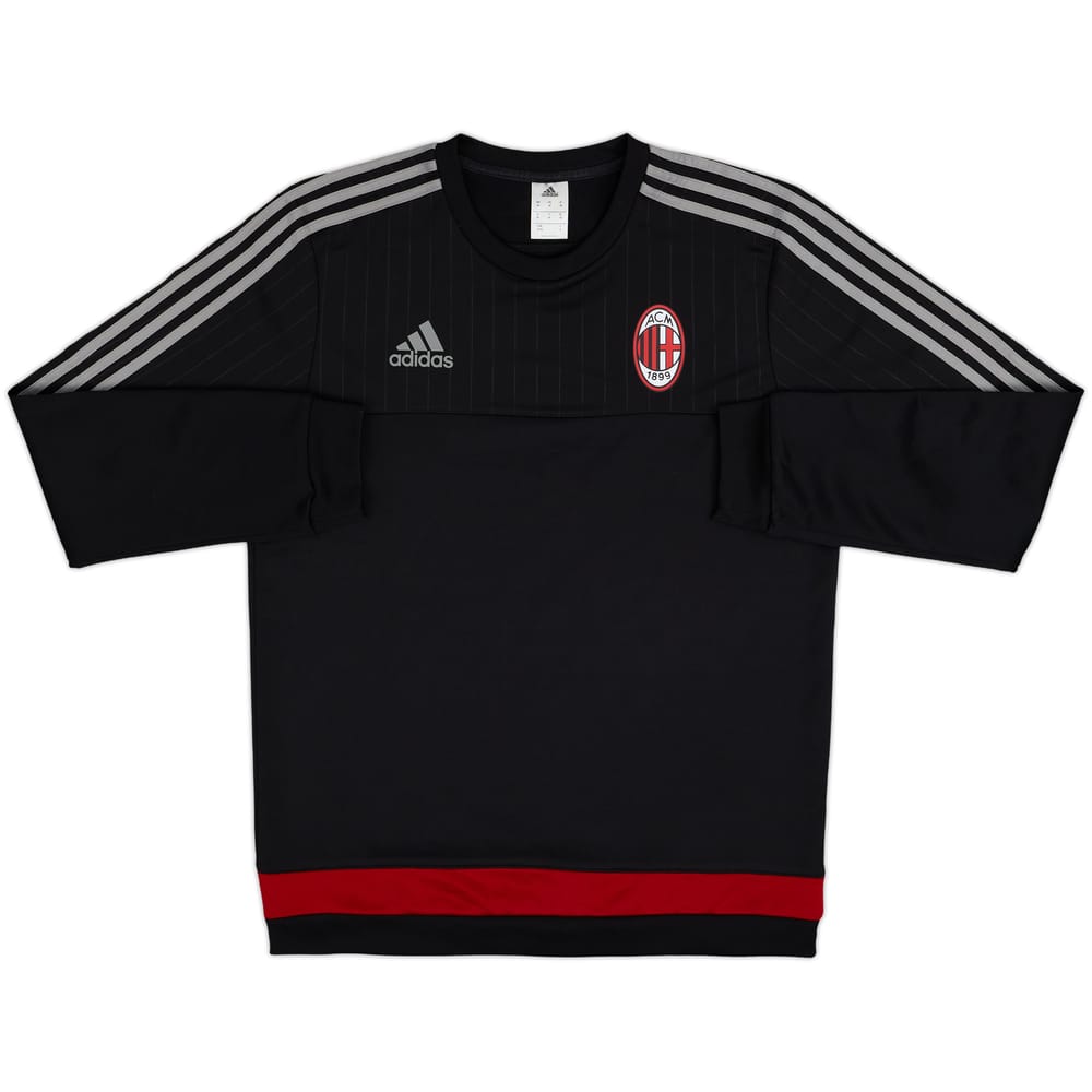 2015-16 AC Milan adidas Sweat Top - 8/10 - (M)