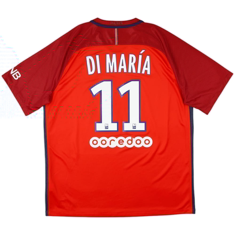 2016-17 Paris Saint-Germain Away Shirt Di Maria #11 - 7/10 - (XL)