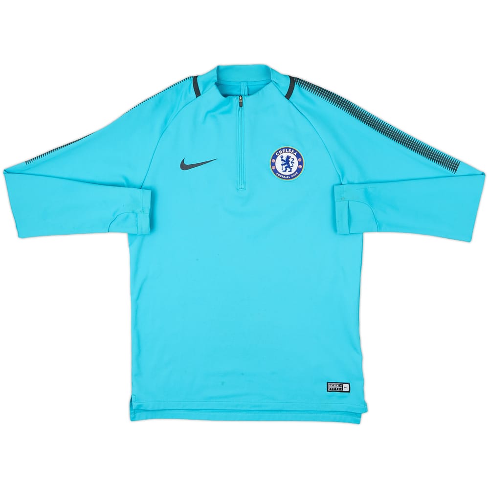 2017-18 Chelsea Nike 1/4 Zip Drill Top - 7/10 - (S)