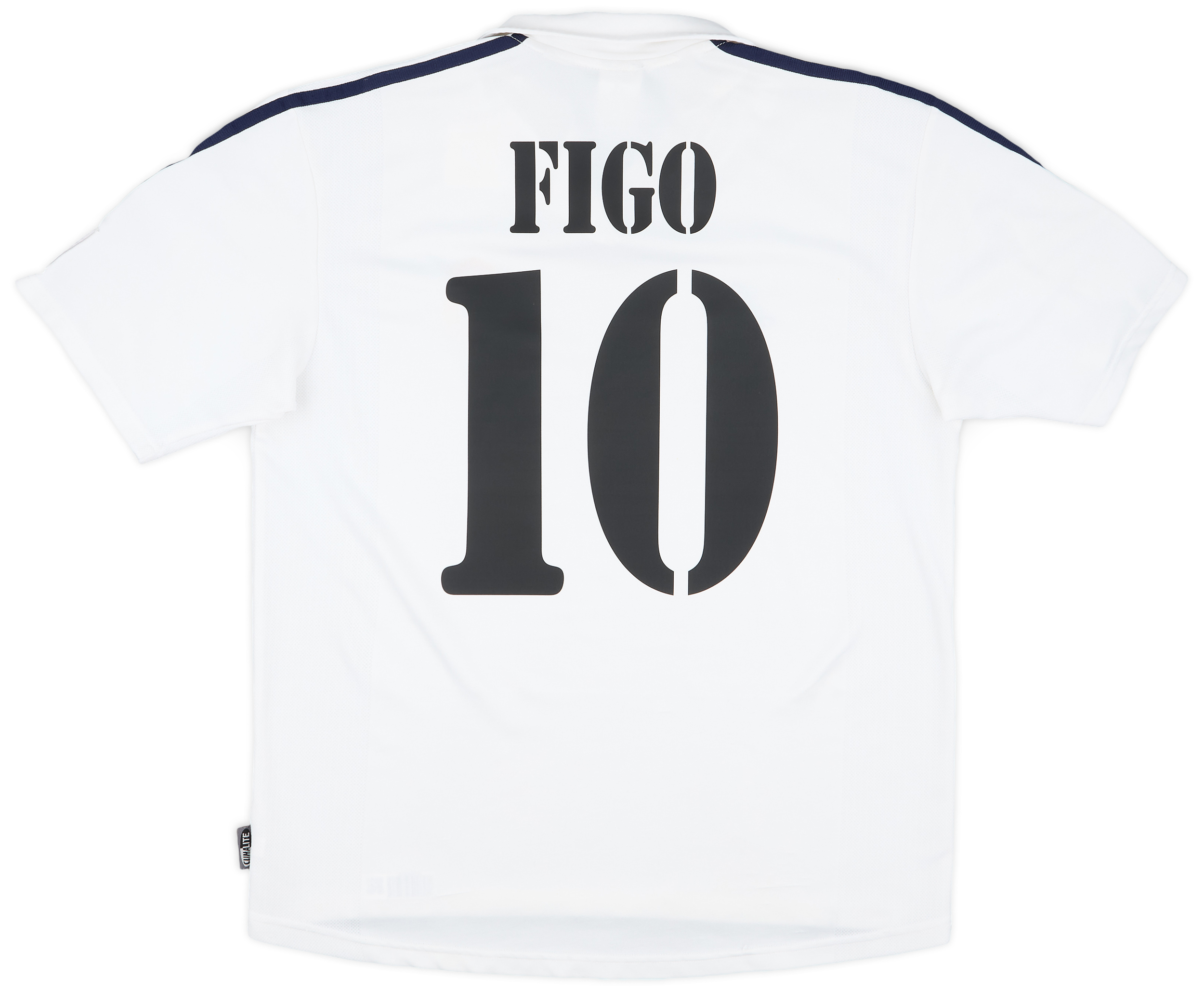 2001 Real Madrid Home Shirt Figo #10 - 6/10 - (M)