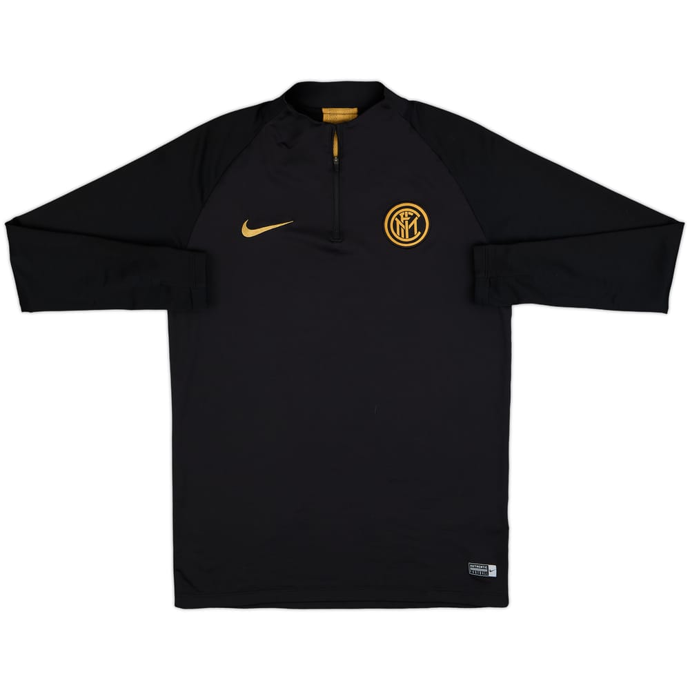 2019-20 Inter Milan Nike 1/4 Zip Drill Top - 8/10 - (M)