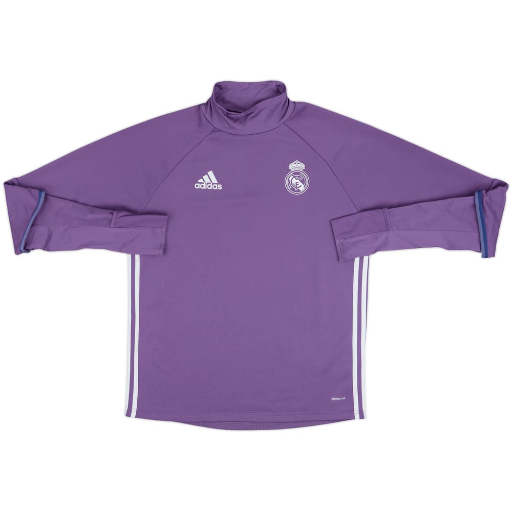 2016-17 Real Madrid adidas 1/4 Zip Training Top - 8/10 - (M)
