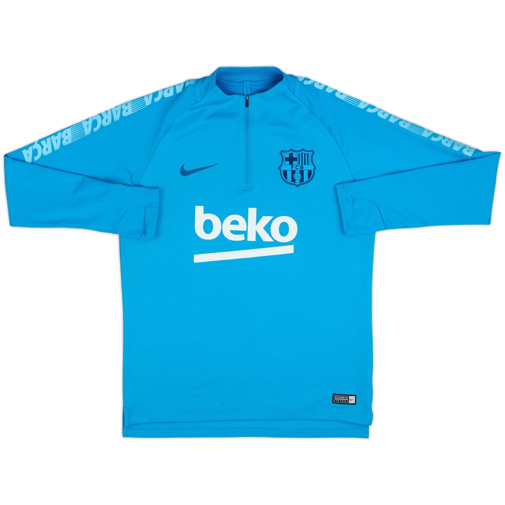 2019-20 Barcelona Nike 1/4 Zip Drill Top - 8/10 - (M)