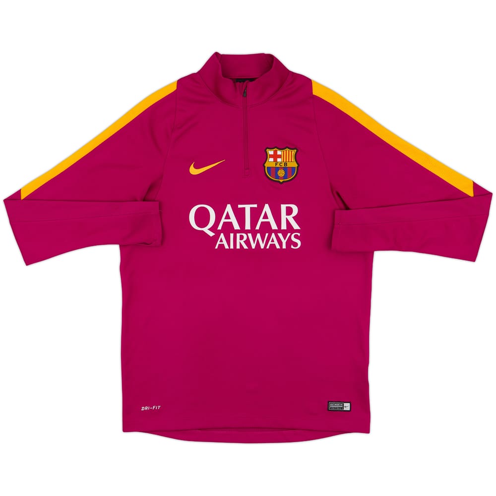 2016-17 Barcelona Nike 1/4 Zip Drill Top - 8/10 - (M)