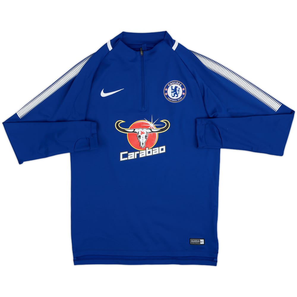 2017-18 Chelsea Nike 1/4 Zip Drill Top - 10/10 - (S)