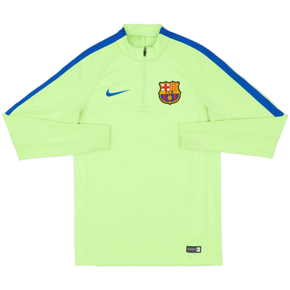 2017-18 Barcelona Nike 1/4 Zip Training Top - 7/10 - (S)