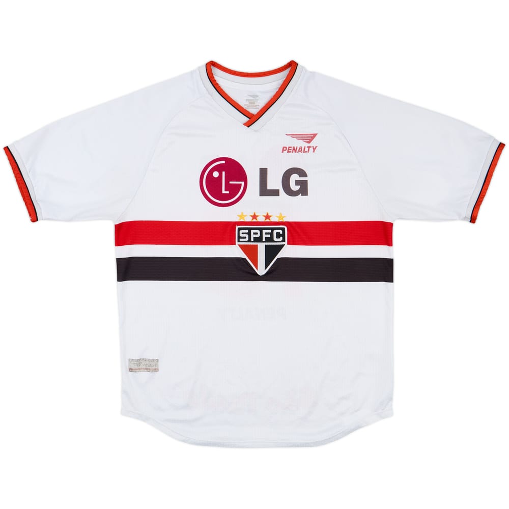2001 Sao Paulo Home Shirt #10 - 7/10 - (L)