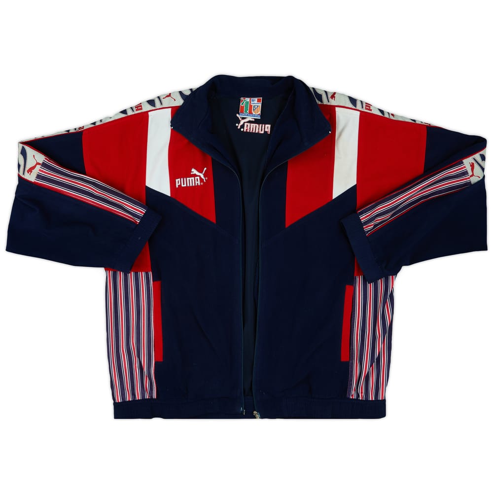 1994-96 Atletico Madrid Puma Track Jacket - 5/10 - (XXL)