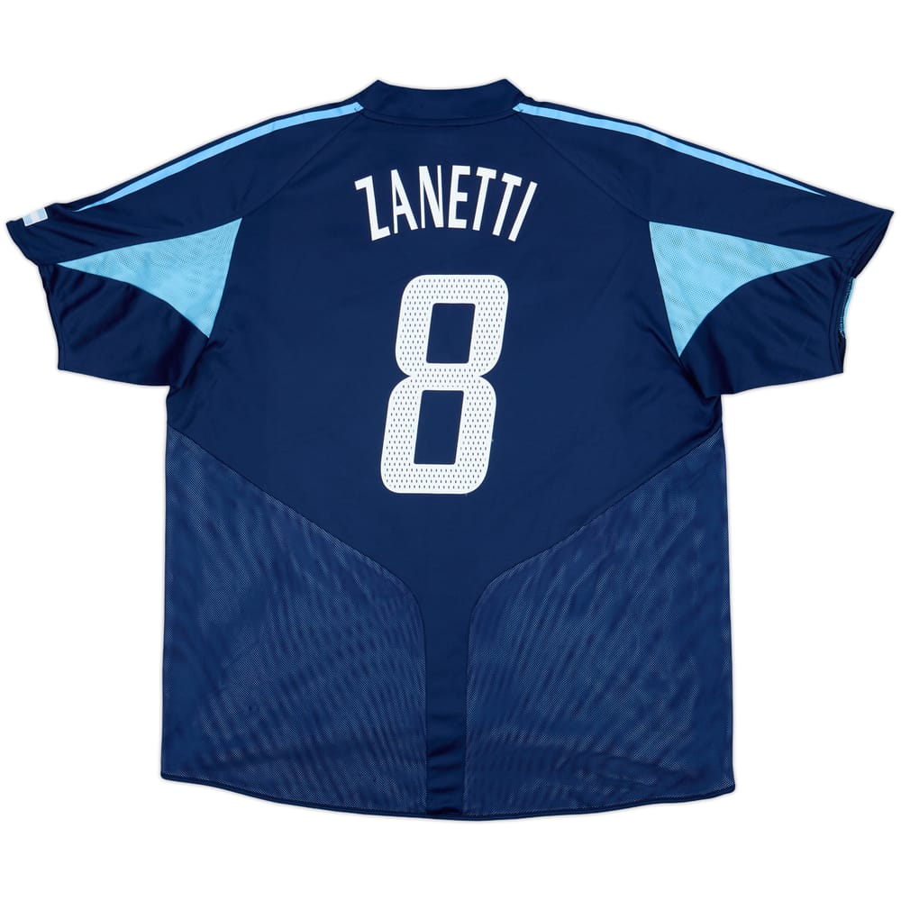 2004-05 Argentina Away Shirt Zanetti #8 - 9/10 - (XXL)
