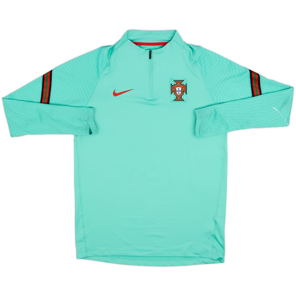 2020-21 Portugal Nike 1/4 Zip Drill Top - 8/10 - (M)