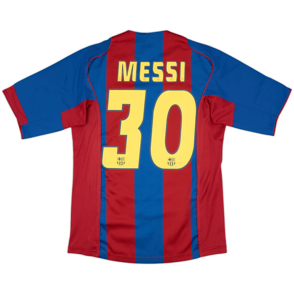 2004-05 Barcelona Home Shirt Messi #30 - 5/10 - (S)